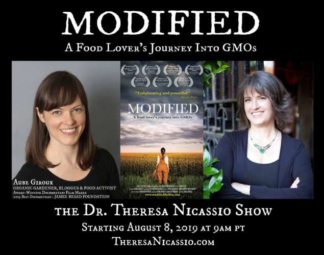 AUBE GIROUX - Director, Writer & Producer of MODIFIED: A food lover's journey into GMOs on The Dr. Theresa Nicassio Show Photo by ©Jacalyn Roland Photography & PhotoAli.com